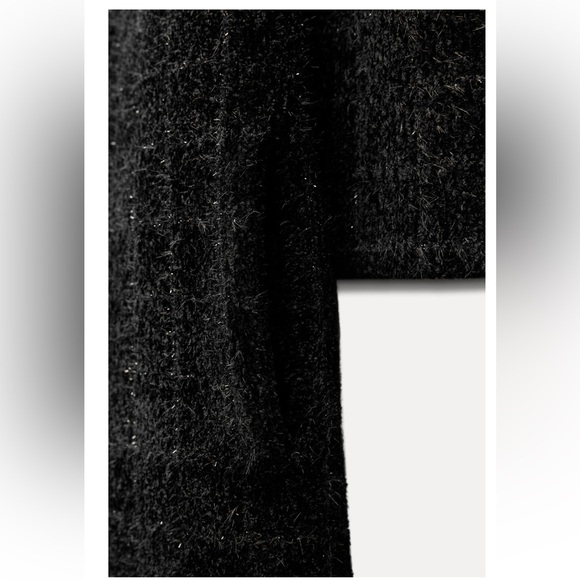 ZARA KNIT COAT WITH FAUX FUR COLLAR - Picture 10 of 10